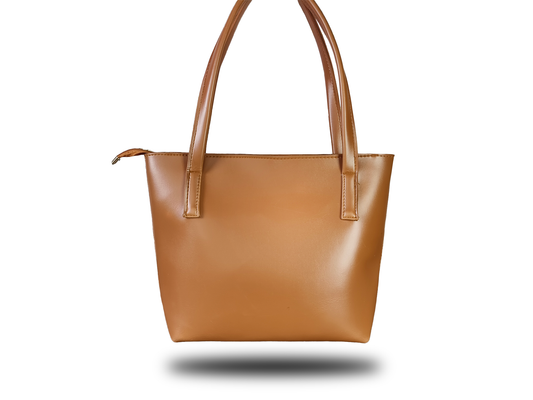 Octagon Brown Tote Bag